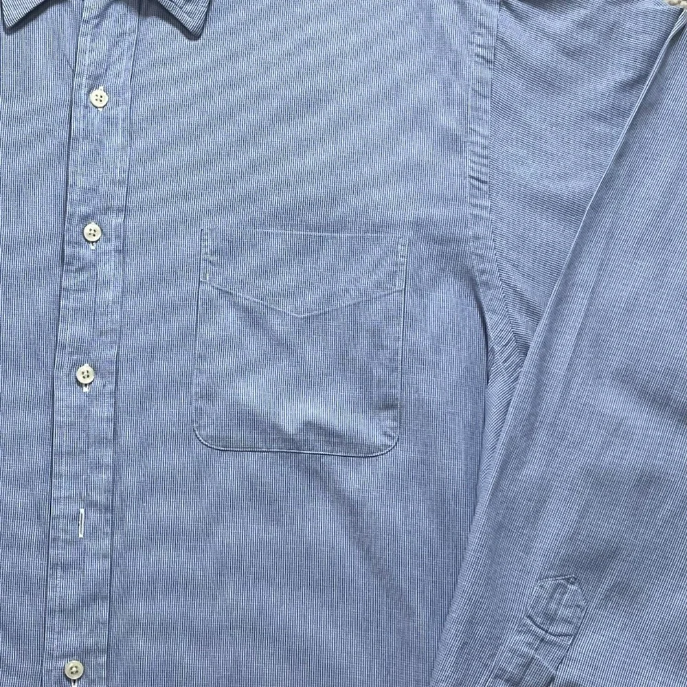 Ralph Lauren Shirt Mens 18 Blue Check Andrew‎ Button Up Long Sleeve Casual